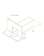 Scupper no Cant 4 x 5 x12