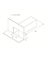 Scupper No Cant 5 x 7 x 12
