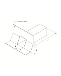 Scupper With Cant 4 x 5 x 12