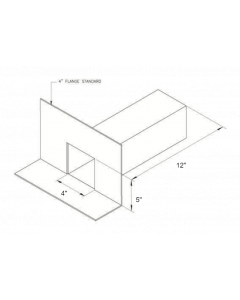 Scupper no Cant 4 x 5 x12