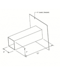 Scupper Over Flow 5 x 7 x 12