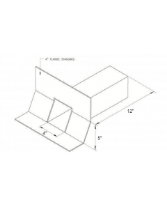 Scupper With Cant 4 x 5 x 12